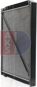 AKS Dasis 130025N - Radiator, mühərrikin soyudulması furqanavto.az