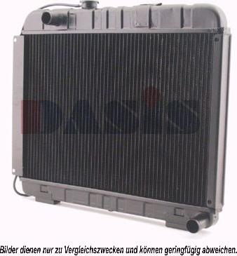 AKS Dasis 130240N - Radiator, mühərrikin soyudulması furqanavto.az