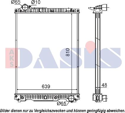 AKS Dasis 132430S - Radiator, mühərrikin soyudulması furqanavto.az