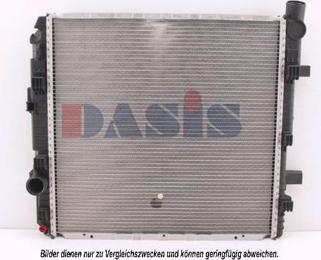 AKS Dasis 132420N - Radiator, mühərrikin soyudulması furqanavto.az