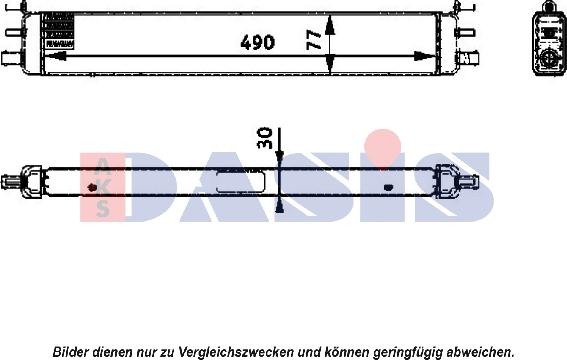 AKS Dasis 120090N - Radiator, mühərrikin soyudulması furqanavto.az