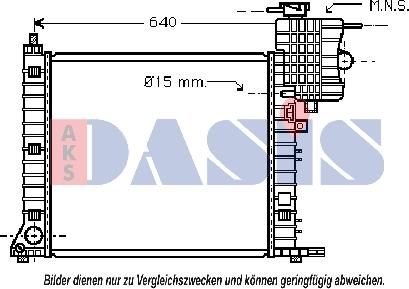 AKS Dasis 121950N - Radiator, mühərrikin soyudulması furqanavto.az