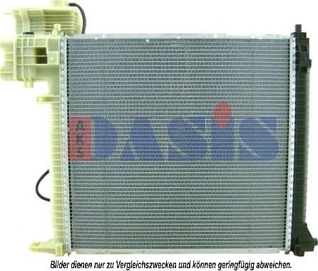 AKS Dasis 121070N - Radiator, mühərrikin soyudulması furqanavto.az