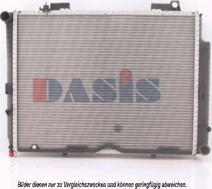 AKS Dasis 122580N - Radiator, mühərrikin soyudulması furqanavto.az