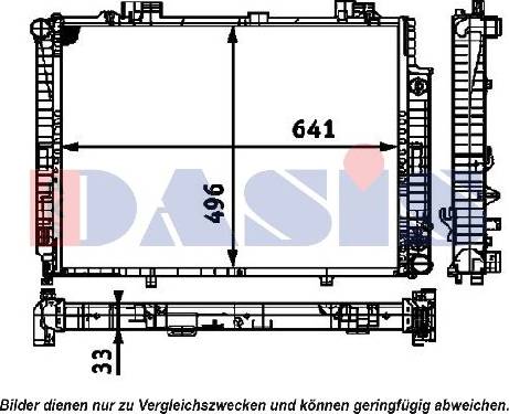 AKS Dasis 122570N - Radiator, mühərrikin soyudulması furqanavto.az