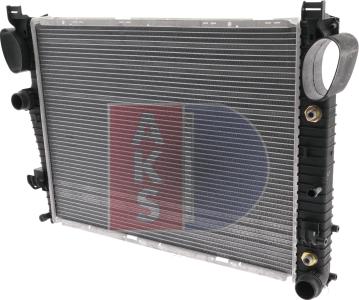 AKS Dasis 122760N - Radiator, mühərrikin soyudulması furqanavto.az