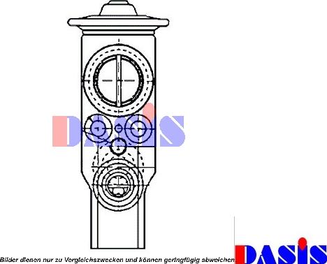 AKS Dasis 840145N - Genişləndirici klapan, kondisioner furqanavto.az