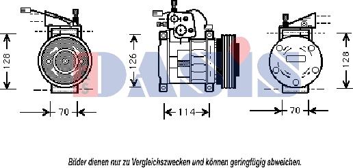 AKS Dasis 850437N - Kompressor, kondisioner furqanavto.az