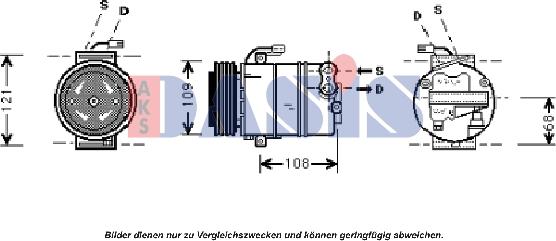 AKS Dasis 850270N - Kompressor, kondisioner furqanavto.az