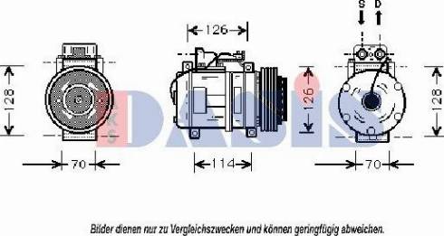 AKS Dasis 850719N - Kompressor, kondisioner furqanavto.az