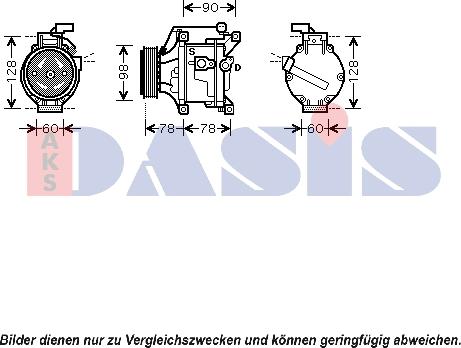AKS Dasis 850728N - Kompressor, kondisioner furqanavto.az