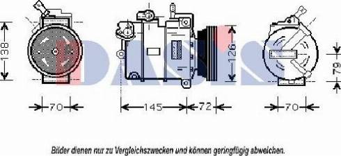 AKS Dasis 851407T - Kompressor, kondisioner furqanavto.az