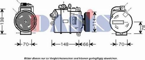 AKS Dasis 851551N - Kompressor, kondisioner furqanavto.az