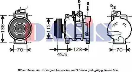 AKS Dasis 851654N - Kompressor, kondisioner furqanavto.az