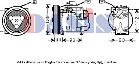 AKS Dasis 851668N - Kompressor, kondisioner furqanavto.az