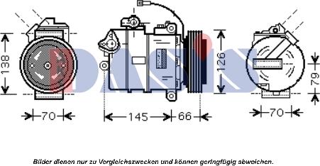 AKS Dasis 851684N - Kompressor, kondisioner furqanavto.az