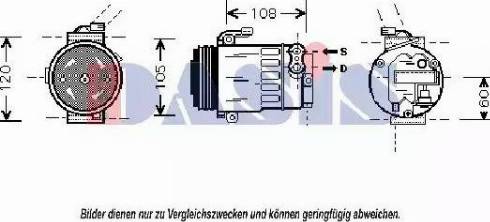 AKS Dasis 851042N - Kompressor, kondisioner furqanavto.az