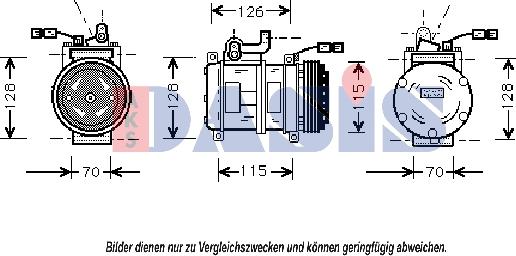 AKS Dasis 851020N - Kompressor, kondisioner furqanavto.az