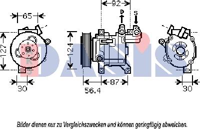 AKS Dasis 851868N - Kompressor, kondisioner furqanavto.az