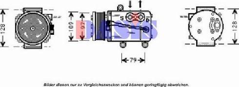 AKS Dasis 853140N - Kompressor, kondisioner furqanavto.az