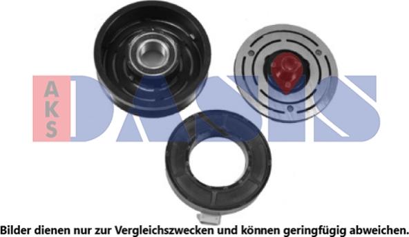 AKS Dasis 852983N - Maqnetik mufta, kondisioner kompressoru furqanavto.az