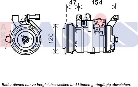 AKS Dasis 852552N - Kompressor, kondisioner furqanavto.az