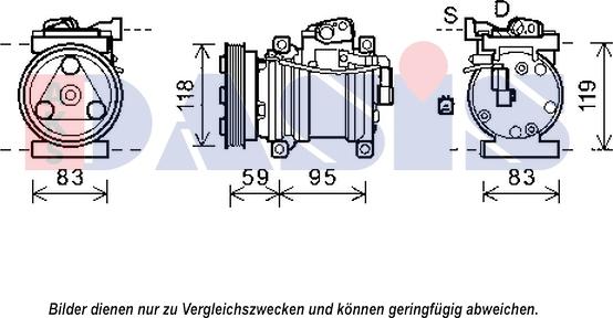 AKS Dasis 852578N - Kompressor, kondisioner furqanavto.az