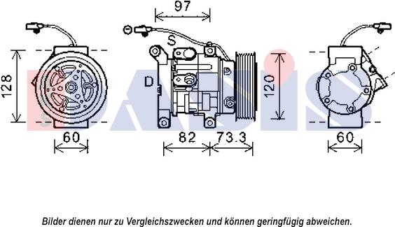 AKS Dasis 852627N - Kompressor, kondisioner furqanavto.az