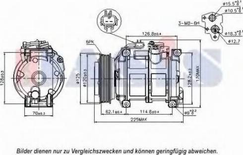 AKS Dasis 852706N - Kompressor, kondisioner furqanavto.az