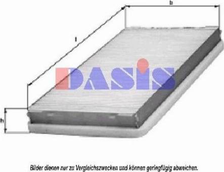 AKS Dasis 830047N - Filtr, daxili hava furqanavto.az