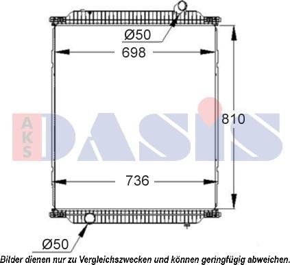 AKS Dasis 390000S - Radiator, mühərrikin soyudulması furqanavto.az