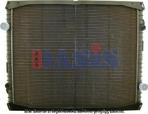 AKS Dasis 390012N - Radiator, mühərrikin soyudulması furqanavto.az