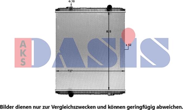 AKS Dasis 390012SXV - Radiator, mühərrikin soyudulması furqanavto.az