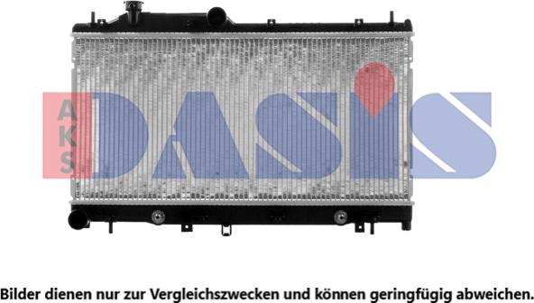 AKS Dasis 350050N - Radiator, mühərrikin soyudulması furqanavto.az