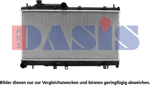 AKS Dasis 350008N - Radiator, mühərrikin soyudulması furqanavto.az