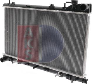 AKS Dasis 350019N - Radiator, mühərrikin soyudulması furqanavto.az