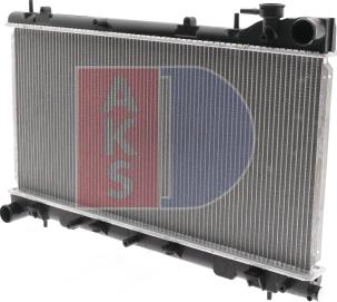 AKS Dasis 350015N - Radiator, mühərrikin soyudulması furqanavto.az