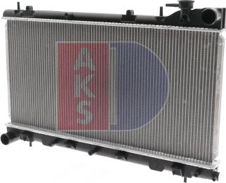 AKS Dasis 350015N - Radiator, mühərrikin soyudulması furqanavto.az