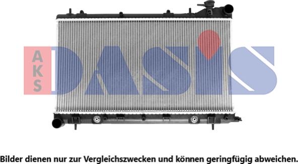 AKS Dasis 350039N - Radiator, mühərrikin soyudulması furqanavto.az