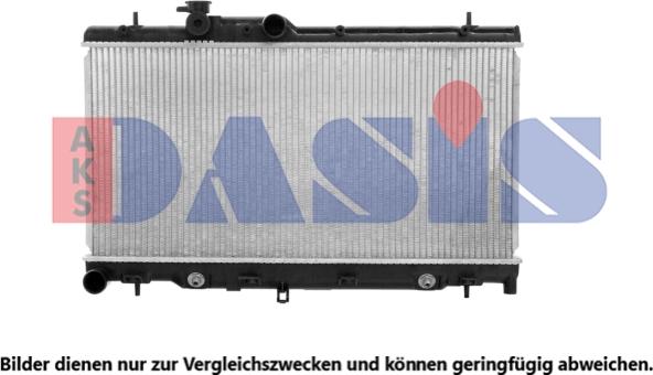 AKS Dasis 350029N - Radiator, mühərrikin soyudulması furqanavto.az