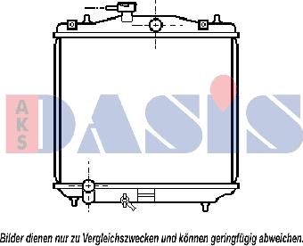 AKS Dasis 350130N - Radiator, mühərrikin soyudulması furqanavto.az