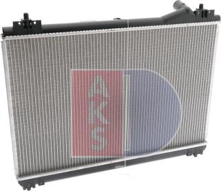 AKS Dasis 320043N - Radiator, mühərrikin soyudulması furqanavto.az