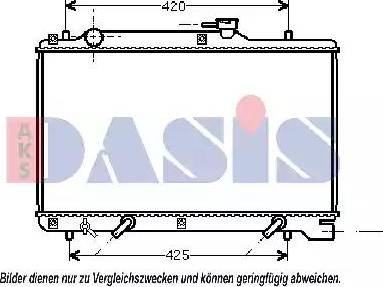 AKS Dasis 320015N - Radiator, mühərrikin soyudulması furqanavto.az