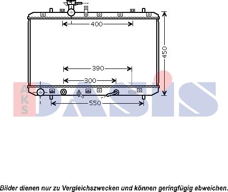 AKS Dasis 320037N - Radiator, mühərrikin soyudulması furqanavto.az