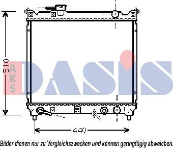 AKS Dasis 320021N - Radiator, mühərrikin soyudulması furqanavto.az