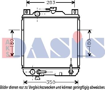 AKS Dasis 320200N - Radiator, mühərrikin soyudulması furqanavto.az