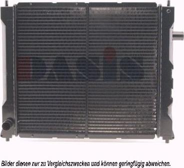 AKS Dasis 370270N - Radiator, mühərrikin soyudulması furqanavto.az