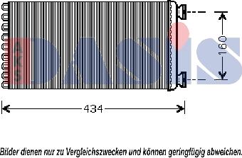 AKS Dasis 299001N - İstilik dəyişdiricisi, daxili isitmə www.furqanavto.az