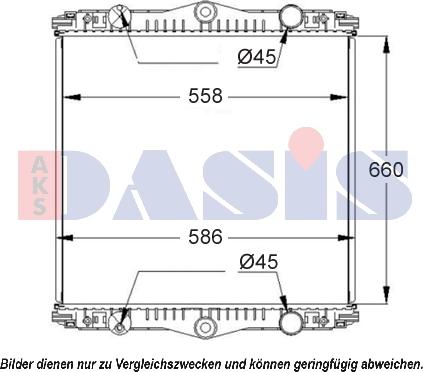 AKS Dasis 290013S - Radiator, mühərrikin soyudulması furqanavto.az