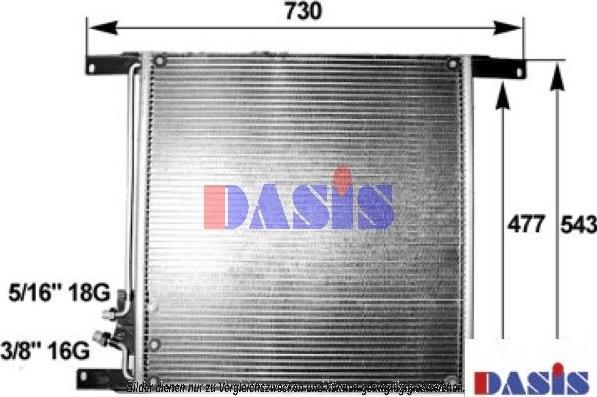 AKS Dasis 292020N - Kondenser, kondisioner furqanavto.az